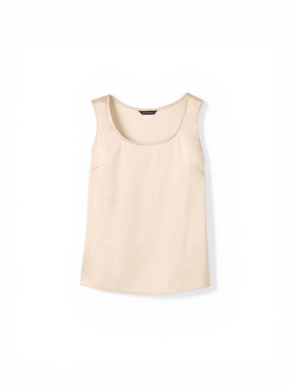 ST. JOHN | Santana Knit Scoop Neck Shell Cami Tank Top✨